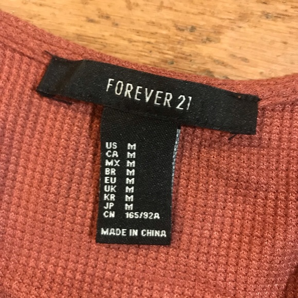 NWOT Dark Pink Forever 21 Lace Up Dress, M - Picture 2 of 4